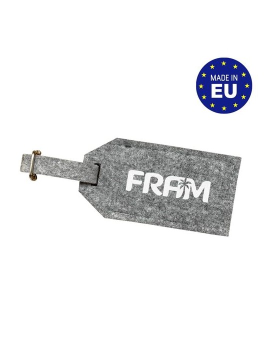 Porte-étiquette à bagage feutrine