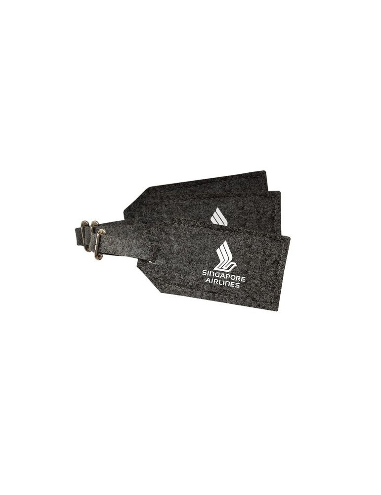 Porte-étiquette à bagage feutrine