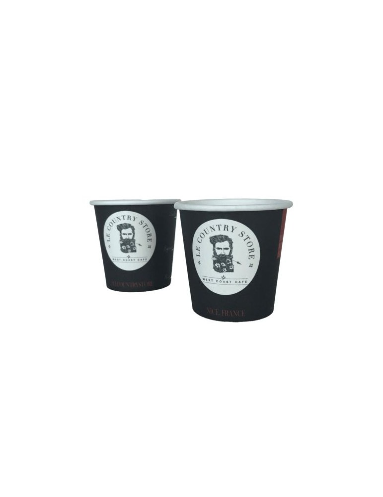 Gobelet café 10cl en carton Matières : carton Couleurs : blanc cadeau entreprise pas cher