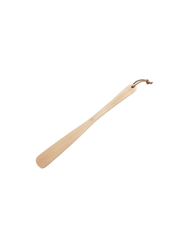 Grand chausse-pied en bois Matières : bois Couleurs : naturel personnalisable avec votre logo