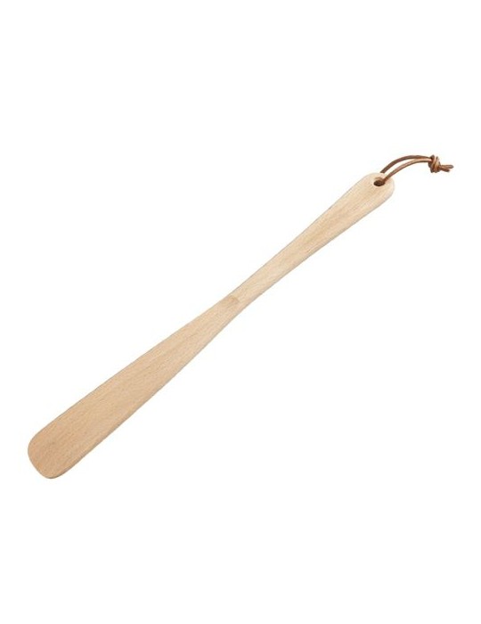 Grand chausse-pied en bois Matières : bois Couleurs : naturel personnalisable avec votre logo