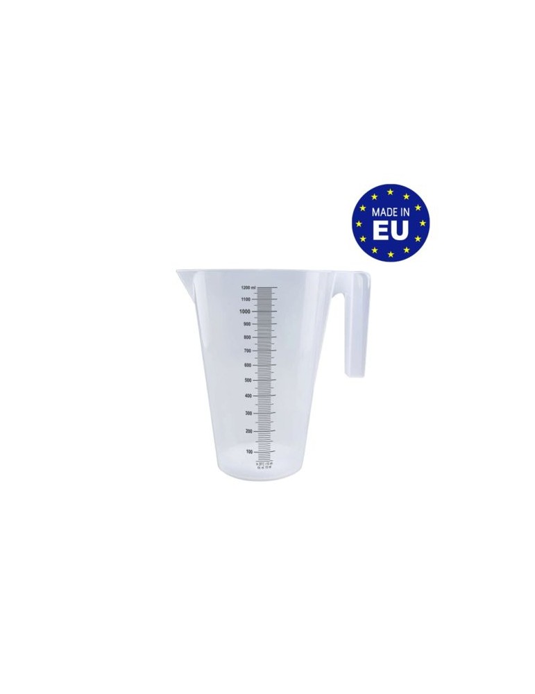 Pichet doseur 1L Matières : plastique Couleurs : transparent