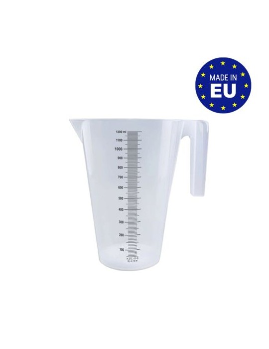 Pichet doseur 1L Matières : plastique Couleurs : transparent