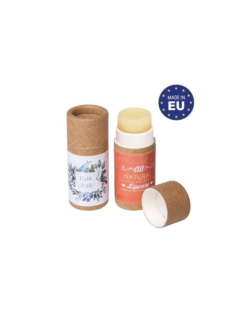 Mini stick à lèvres en carton