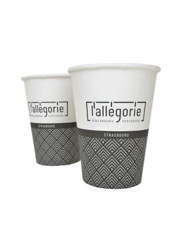 Gobelet 20cl simple paroi Matières : carton Couleurs : blanc goodies publicitaire événementiel