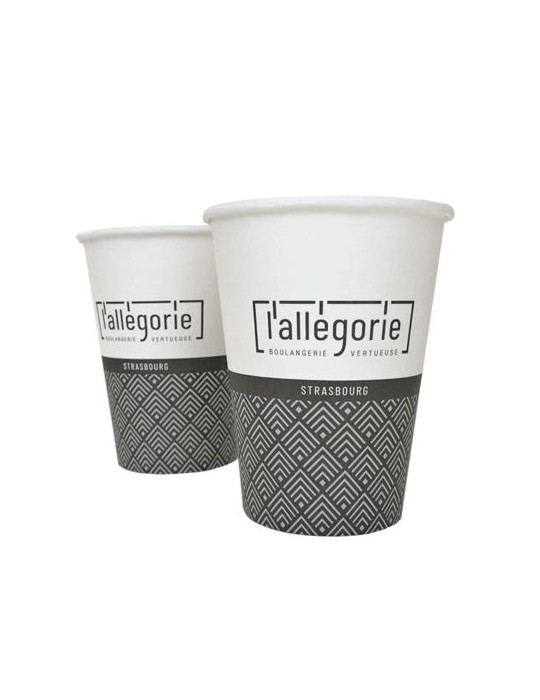 Gobelet 20cl simple paroi Matières : carton Couleurs : blanc goodies publicitaire événementiel