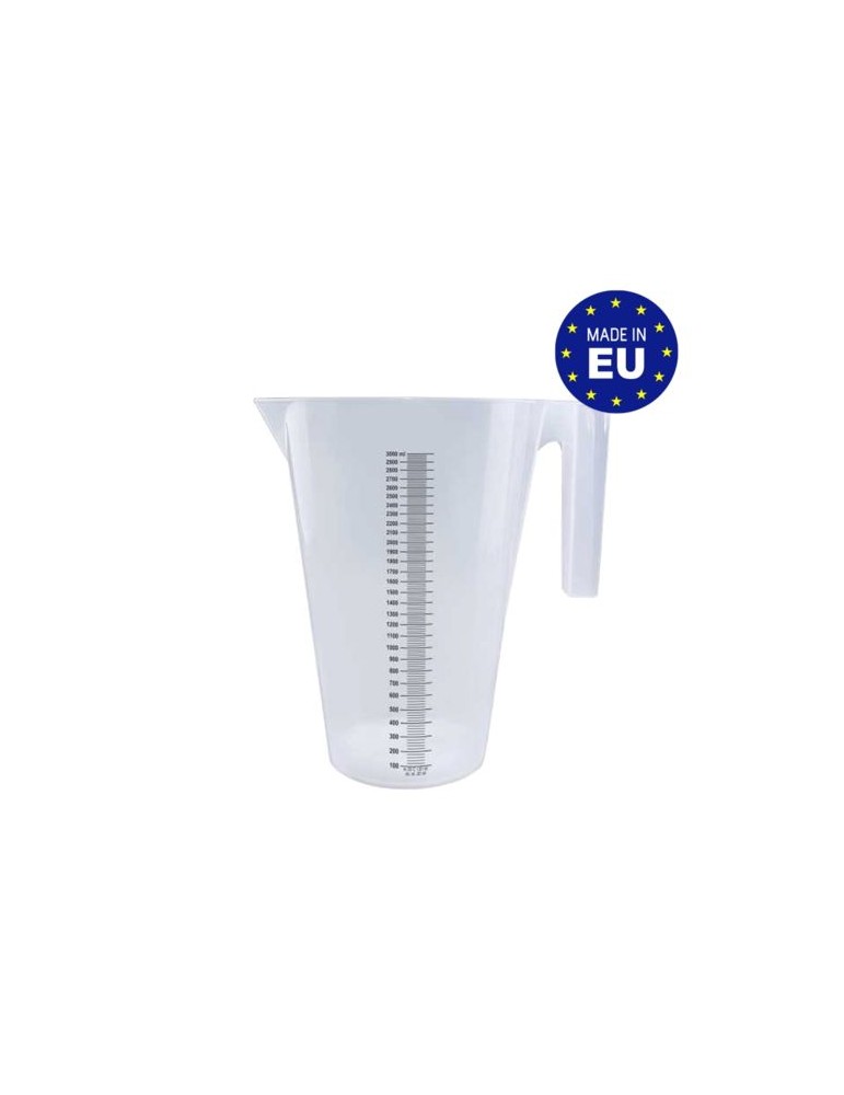 Pichet doseur 3L Matières : plastique Couleurs : transparent