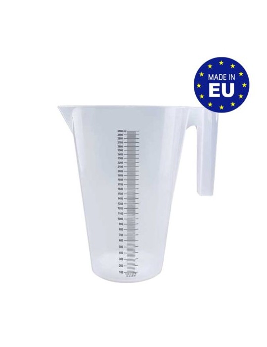 Pichet doseur 3L Matières : plastique Couleurs : transparent
