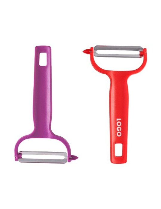 Econome horizontal Matières : plastique Couleurs : blanc objet publicitaire robuste