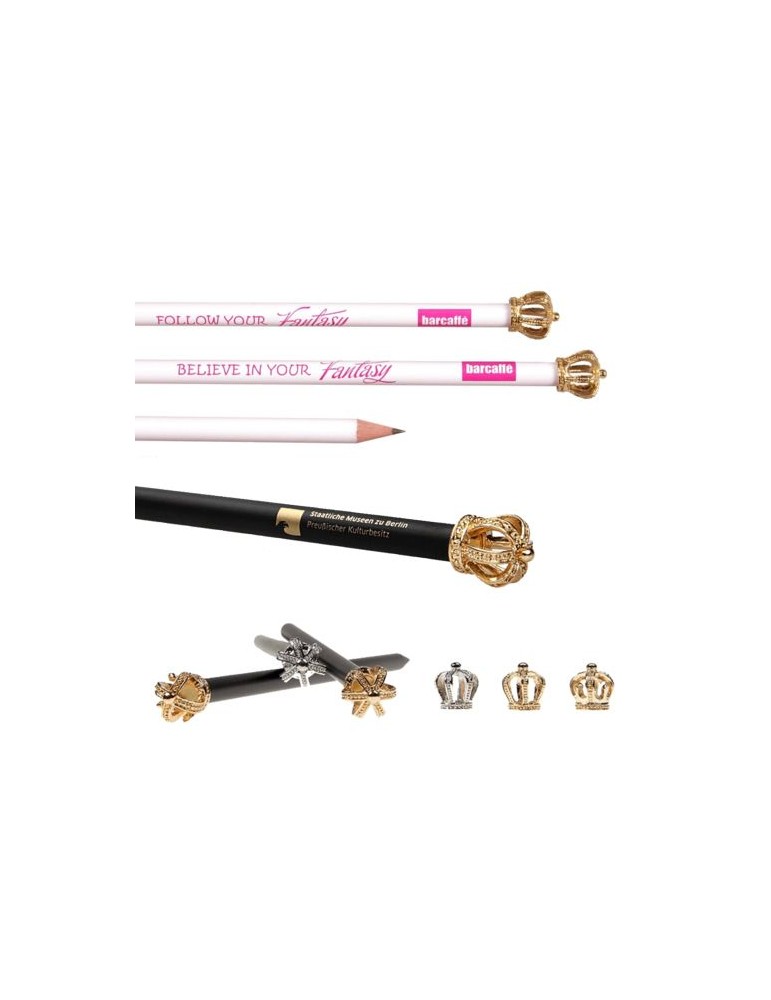 Crayon à papier couronne