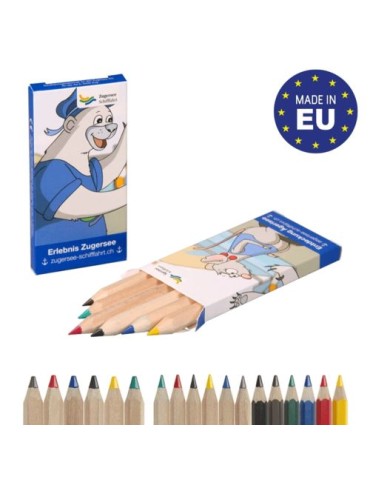 Set de 6 crayons de couleur EU Matières : bois Couleurs : naturel
