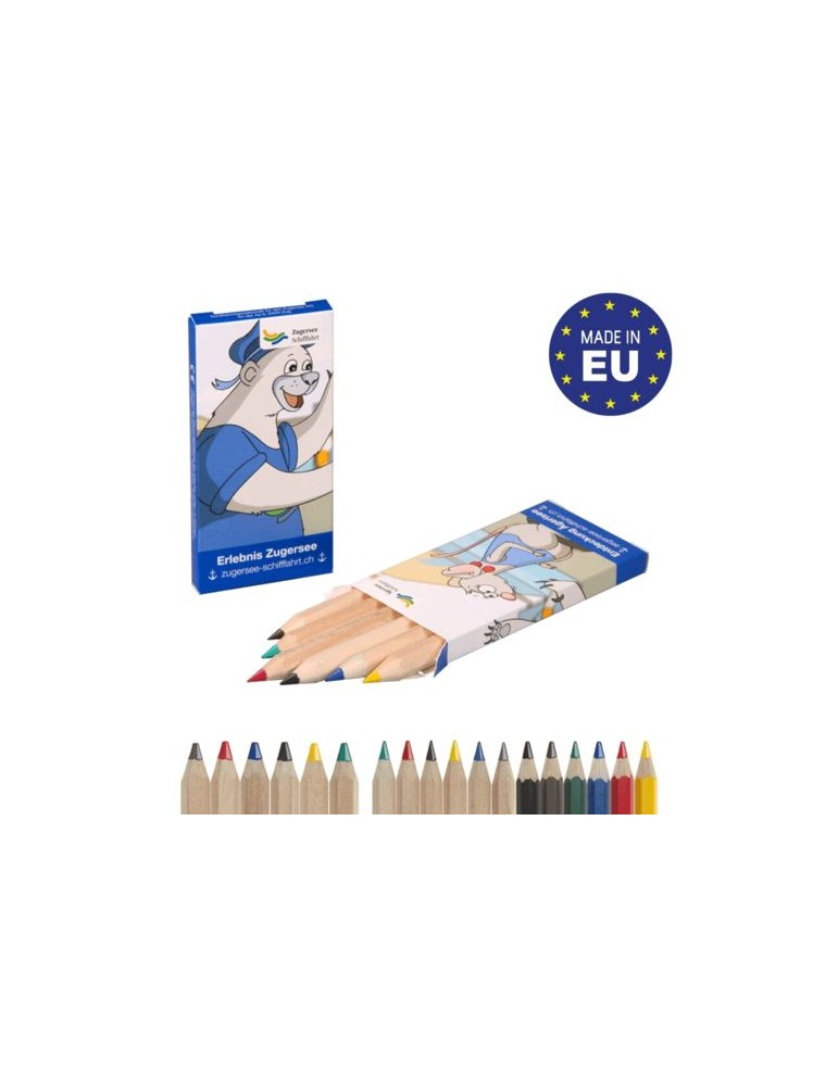 Set de 6 crayons de couleur EU