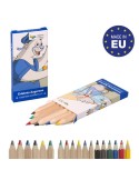 Set de 6 crayons de couleur EU Matières : bois Couleurs : naturel