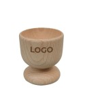 Coquetier en bois Matières : bois Couleurs : naturel personnalisable avec votre logo