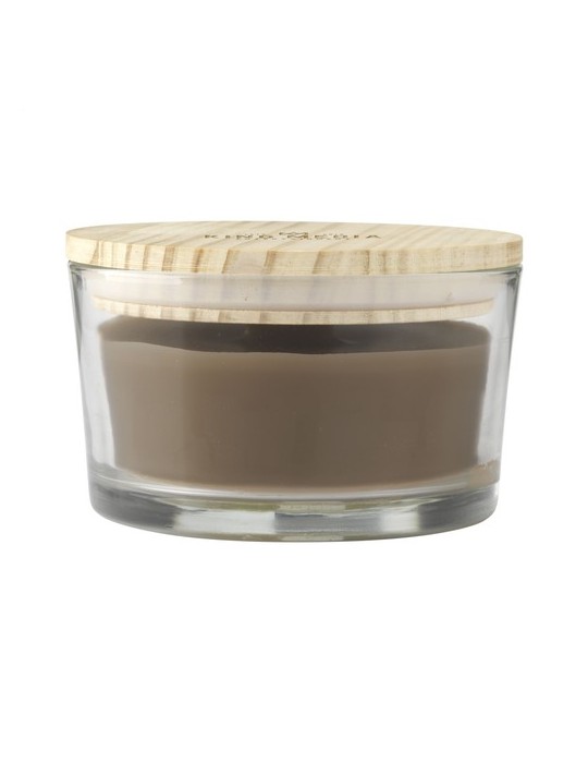 Wooosh Flame Scented Candle Dark Amber