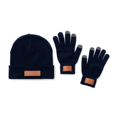 Set Prasan : Gants et Bonnet Tactile Uniques Personnalisables goodies entreprise design