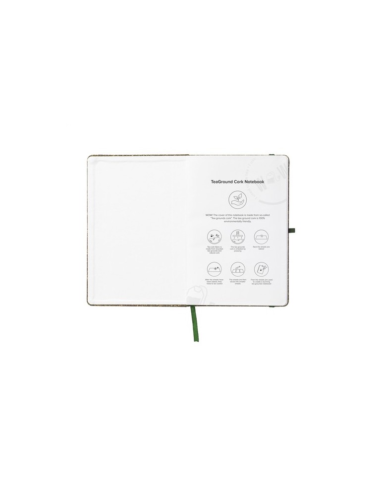 TeaGround Cork Notebook A5 carnet de notes