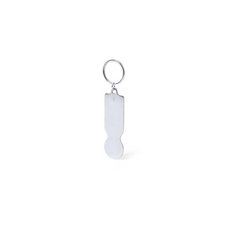 Porte-Clés Monnaie Éco-responsable Pratique Personnalisé Talgun Matières : aluminium recyclé  Couleurs : noir accessoire événeme