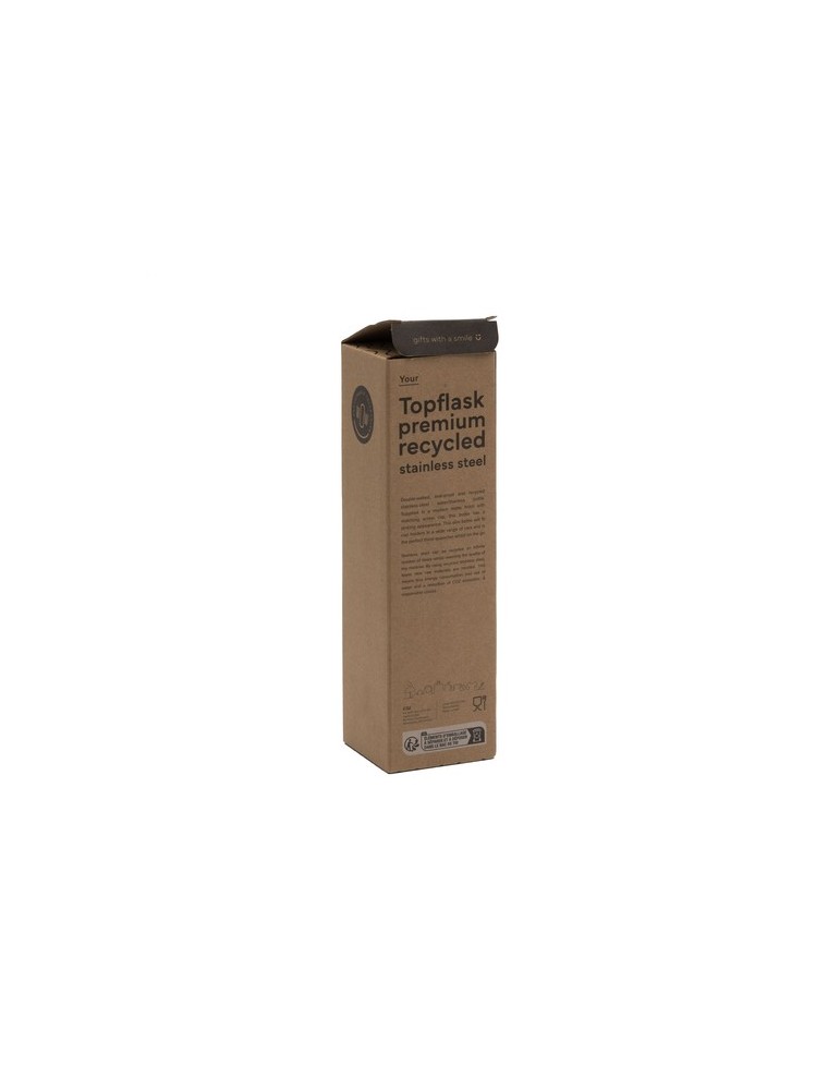 Topflask Premium RCS Recycled Steel 500 ml bouteille