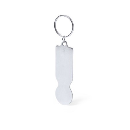 Porte-Clés Monnaie Éco-responsable Pratique Personnalisé Talgun Matières : aluminium recyclé  Couleurs : bleu goodies entreprise