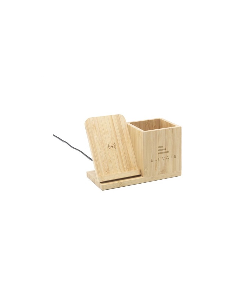 Bamboo Boss 15W support de charge/porte-stylo