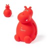 Tirelire Éco-responsable Personnalisée Hippo - Un cadeau ludique Matières : PVC Couleurs : blanc marquage laser ultra précis
