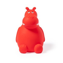 Tirelire Éco-responsable Personnalisée Hippo - Un cadeau ludique Matières : PVC Couleurs : blanc personnalisable avec votre logo