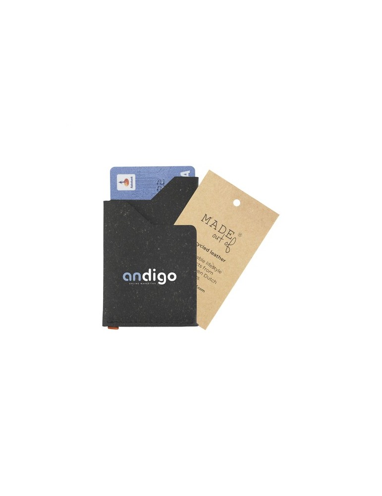 Recycled Leather Cardholder porte-cartes