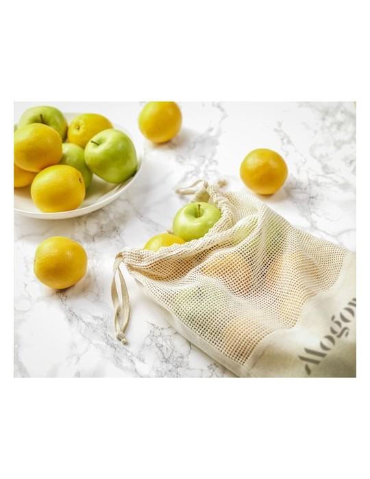 Natura Organic GOTS Mesh Bag (120 g/m²) sac à fruits