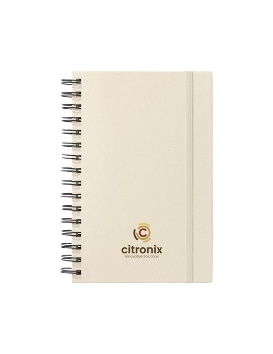 Sugarcane Bagasse Spiral Notebook A5 carnet