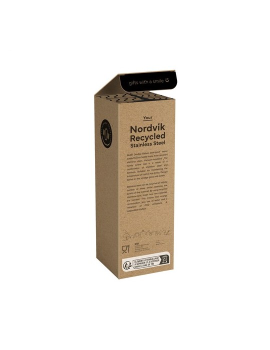 Nordvik RCS Recycled Steel 500 ml bouteille