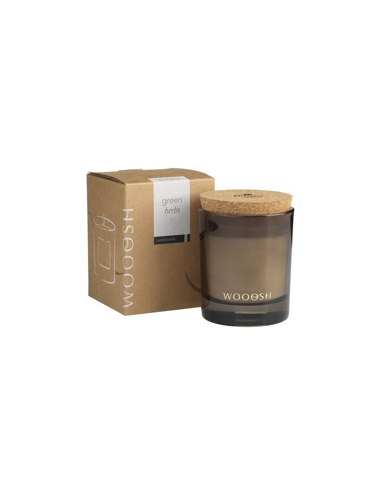 Wooosh Scented Candle Green Herbs bougie parfumée