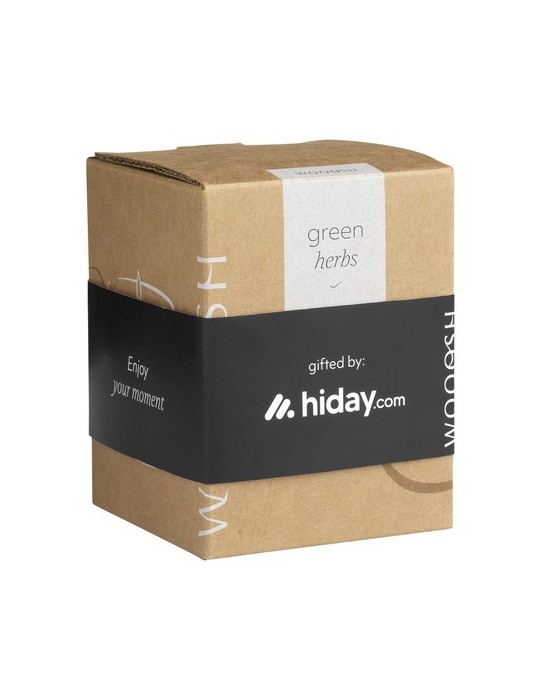 Wooosh Scented Candle Green Herbs bougie parfumée