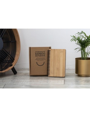 Notebook made from Stonewaste-Bamboo A6 bloc-notes 2