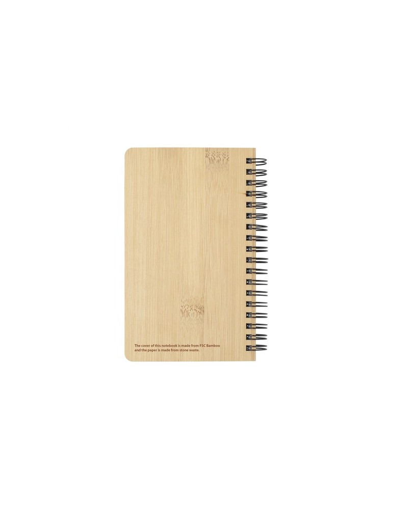 Notebook made from Stonewaste-Bamboo A6 bloc-notes