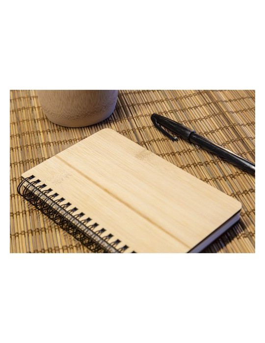Notebook made from Stonewaste-Bamboo A6 bloc-notes