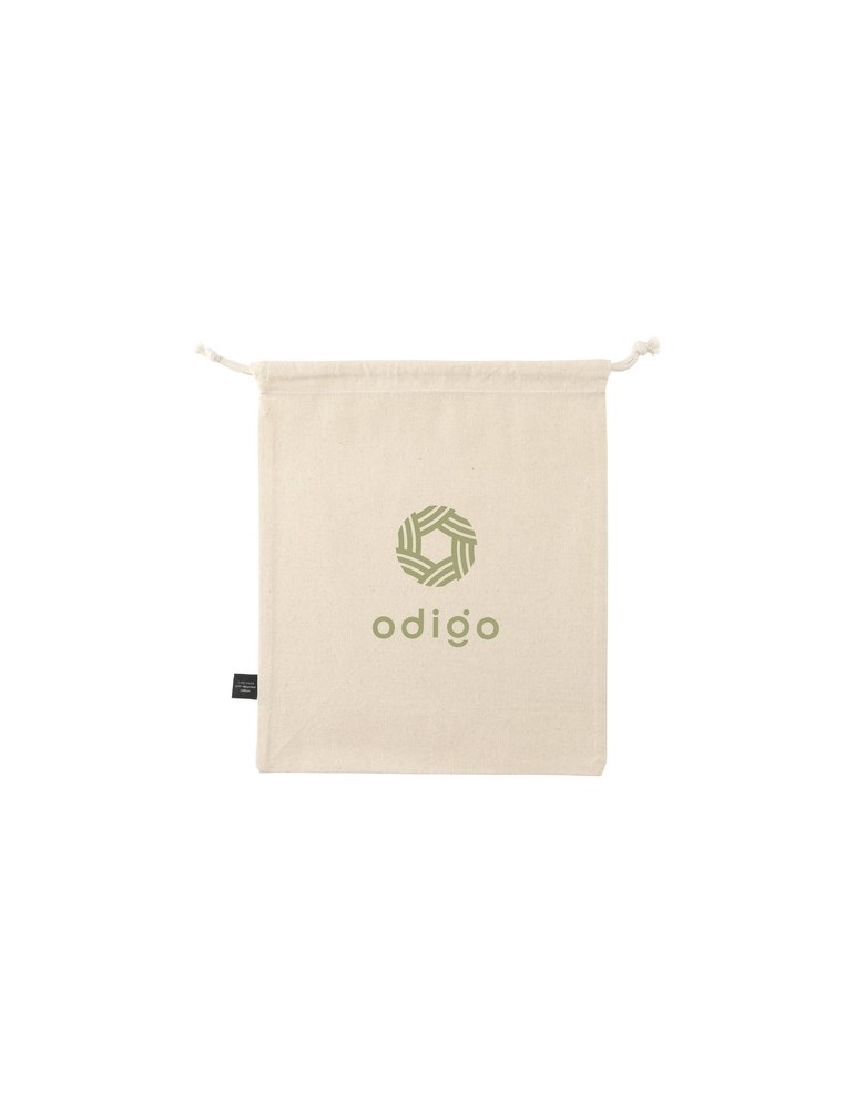 Gift Pouch Naturel GRS Recycled Cotton (150 g/m²) M