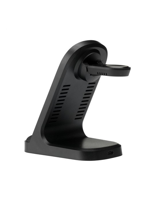 Triple-Up RCS Recycled ABS Wireless Charger Stand