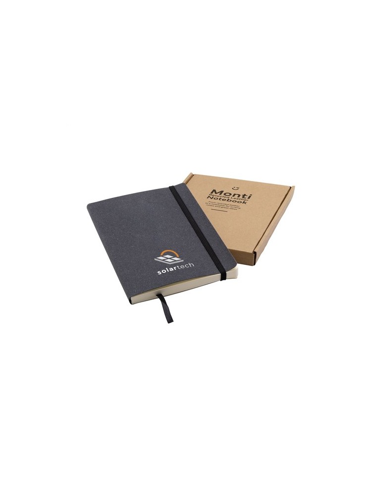 Monti Recycled Leather Notebook A5 carnet de notes