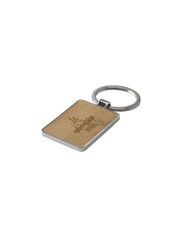 Bamboo Key Rectangle porte-clés