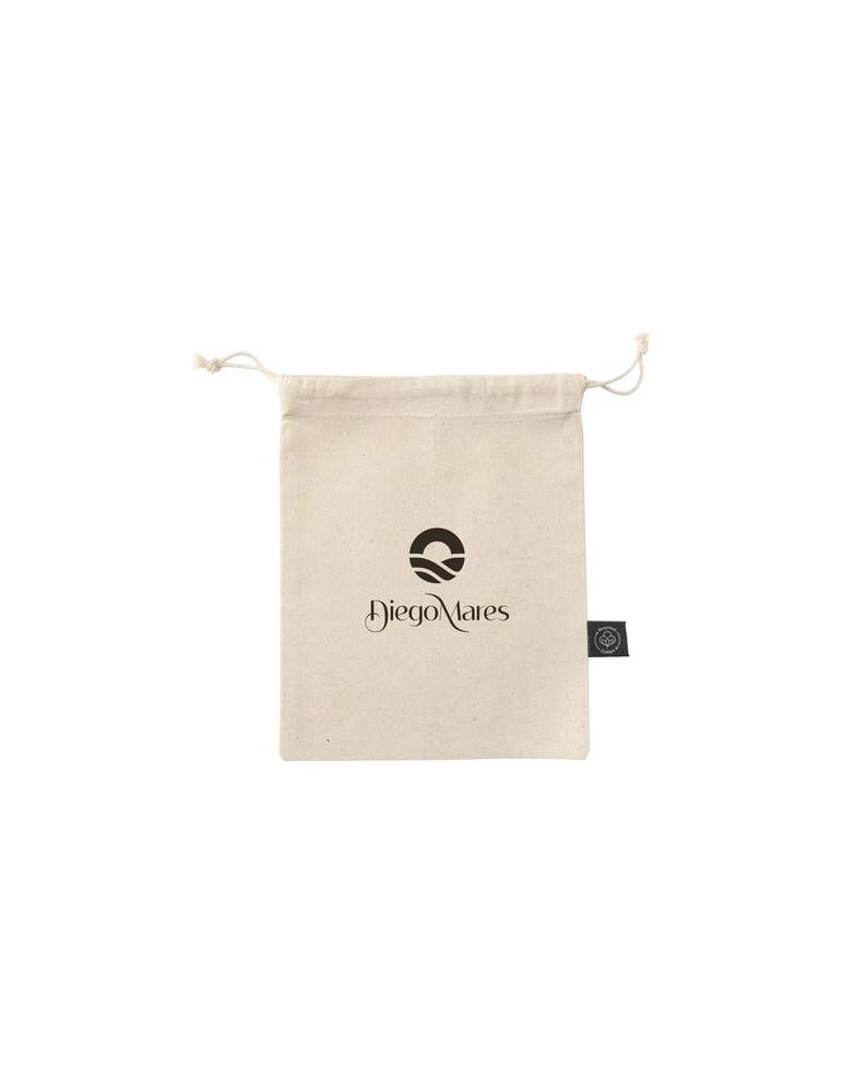 Gift Pouch Naturel GRS Recycled Cotton (150 g/m²) S