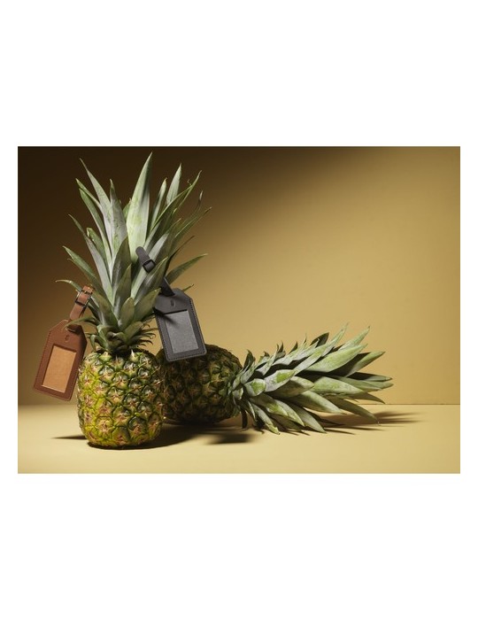Vegan Pineapple Leather Luggage Tag