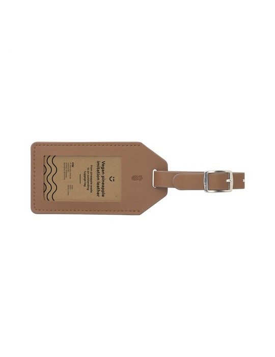 Vegan Pineapple Leather Luggage Tag