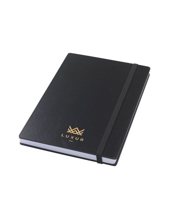 Bamboo Journal Naked Spine Notebook Black A5