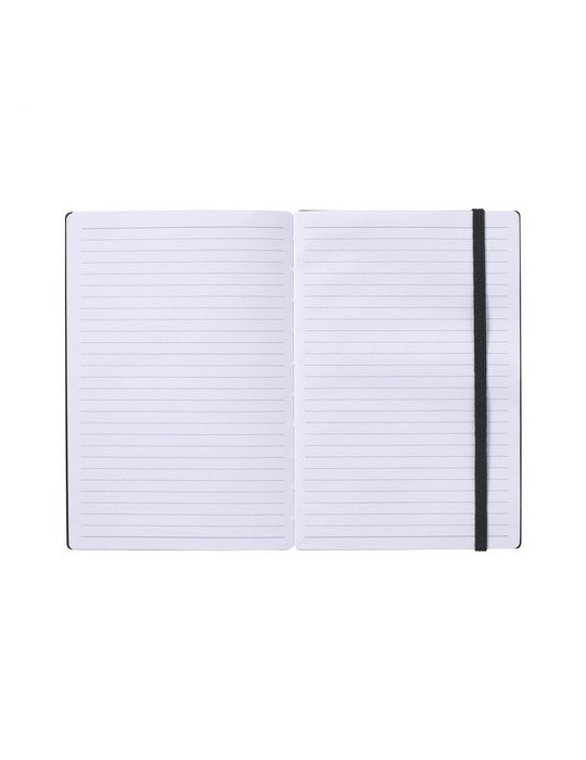 Bamboo Journal Naked Spine Notebook Black A5
