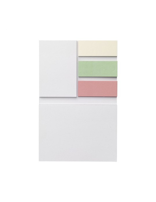 Memo Sticky Notes and Markers Recycled Paper bloc-note