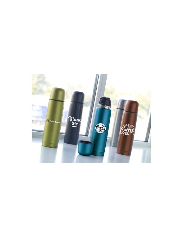 Frosted Bottle RCS Recycled Steel 500 ml bouteille