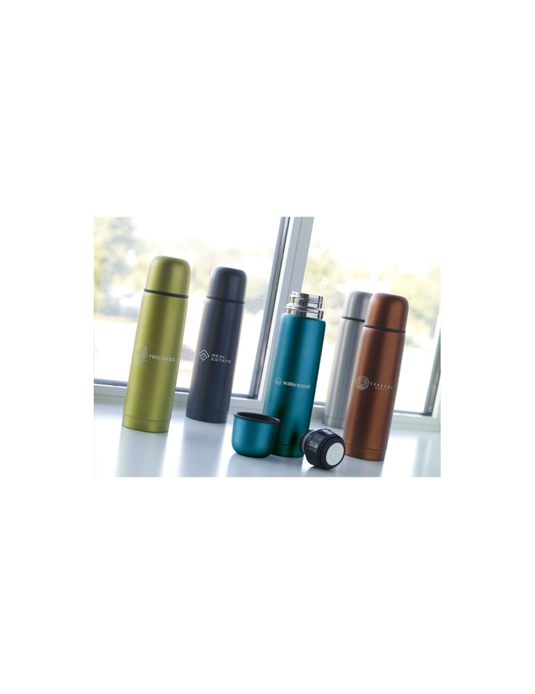 Frosted Bottle RCS Recycled Steel 500 ml bouteille