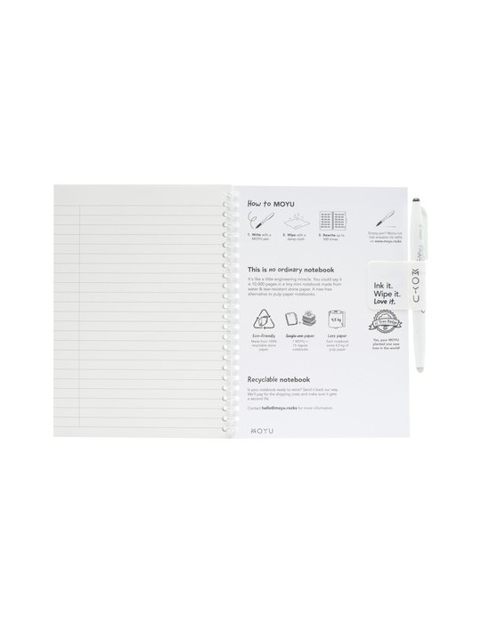 MOYU Erasable Stone Paper Notebook SoftCover 18 pages