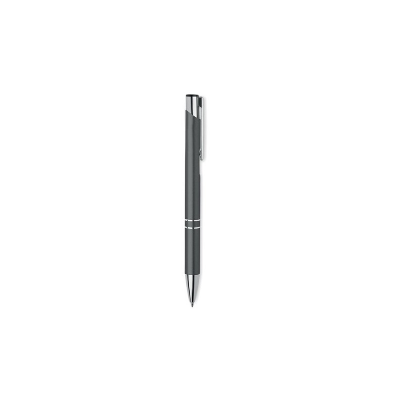 Stylo à bille  en aluminium recyclé personnalisable - BERN RA Matières : aluminium recyclé  Couleurs : titane cadeau client orig